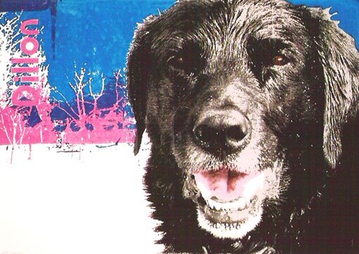 PupArt portrait of Dillon