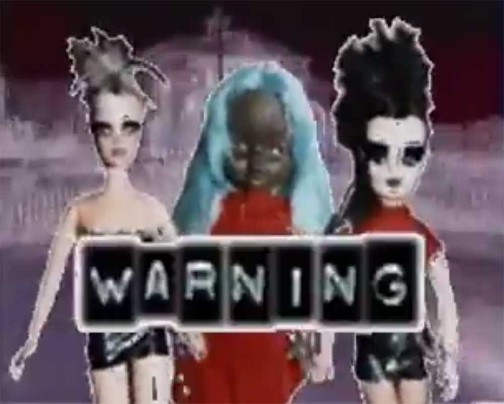 90s Video Art still